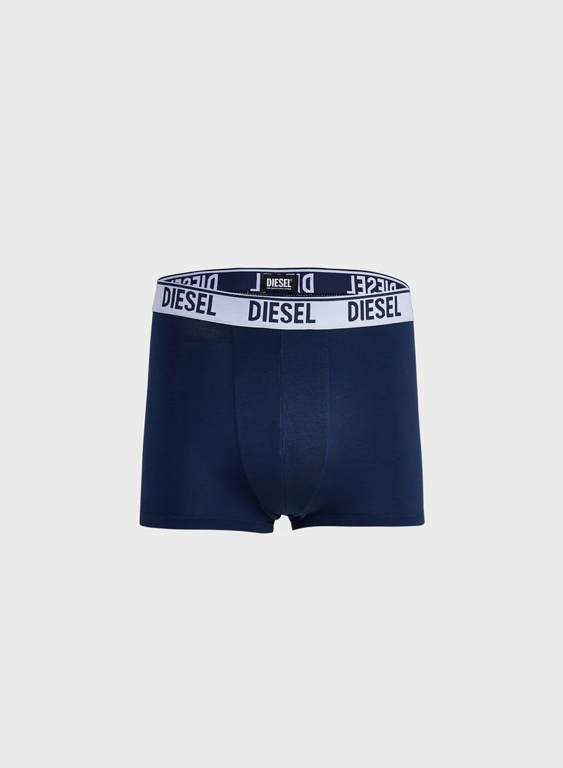 DIESEL 3 Pack Logo Band Trunks
