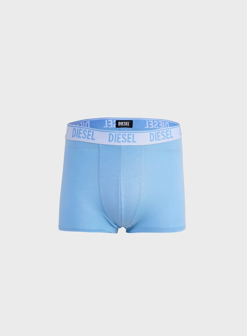 DIESEL 3 Pack Logo Band Trunks