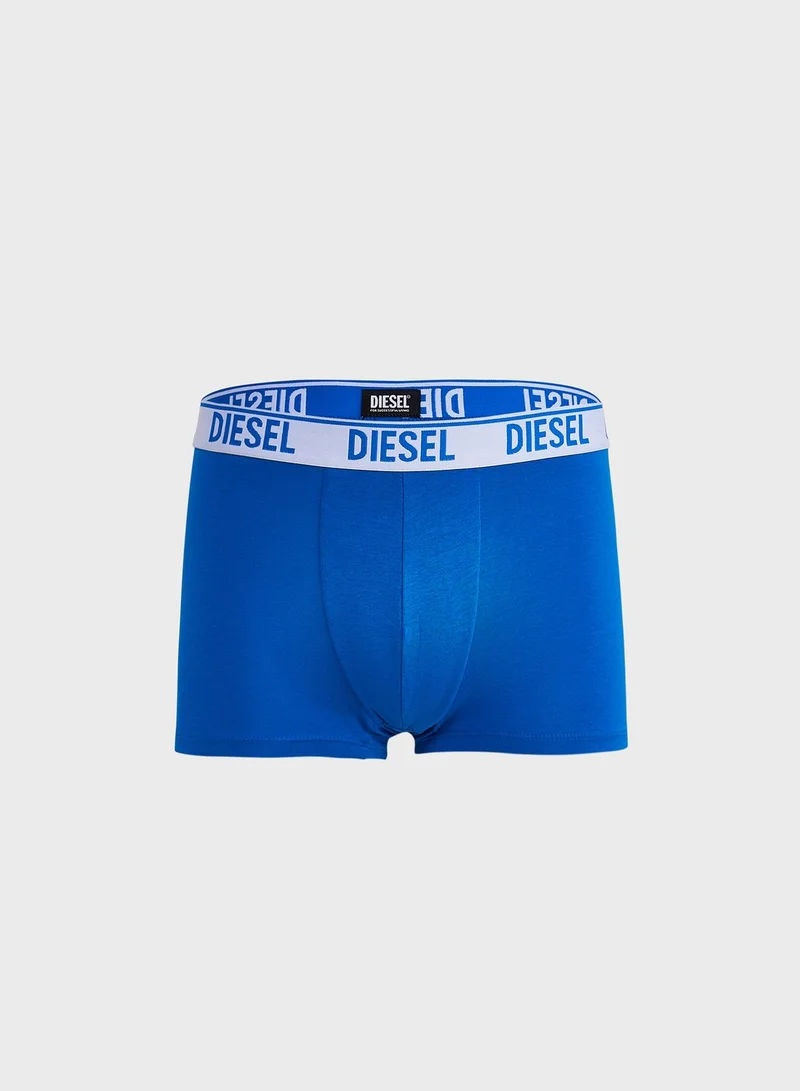 DIESEL 3 Pack Logo Band Trunks