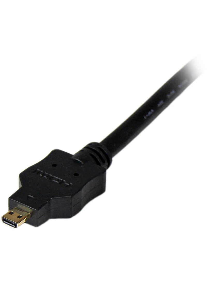 Startech.com StarTech.com 2m Micro HDMI to DVI-D Cable - M/M - 2 meter Micro HDMI to DVI Cable - 19 pin HDMI (D) Male to DVI-D Male - 1920x1200 Video (HDDDVIMM2M),Black,6 ft / 2m  - Image 4