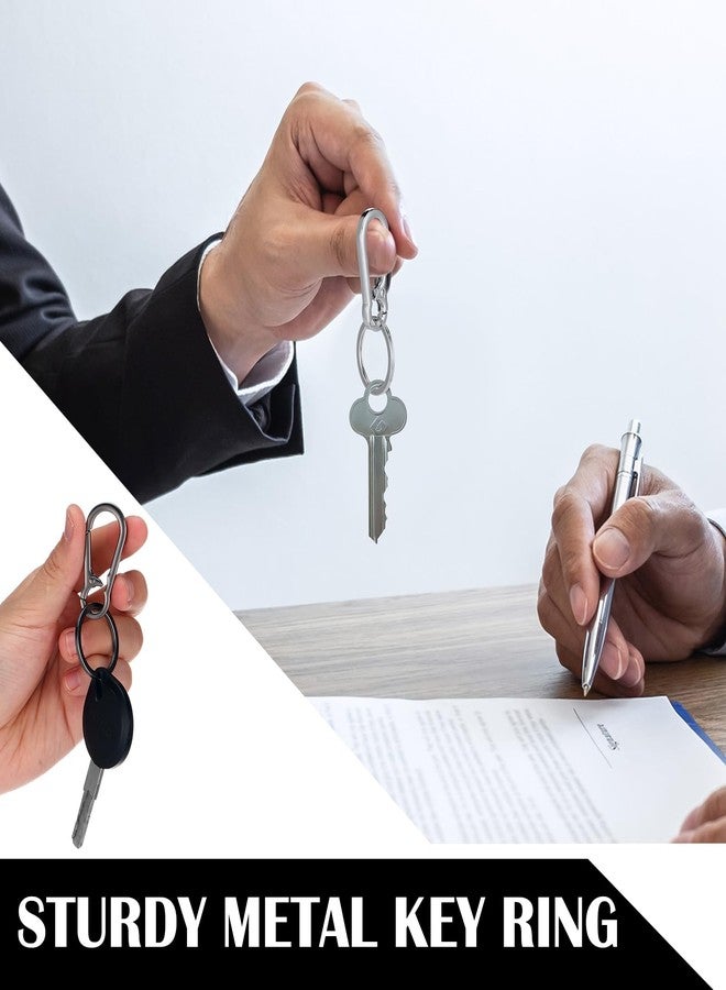 Shimeyao 20 Pcs Metal Keychains Carabiners Bag Charms for Women Men Quick Release Sturdy Key Chain Ring Clip Holder Organizer for Bag Purse Car Party Favors Keyring Accessories - Image 5