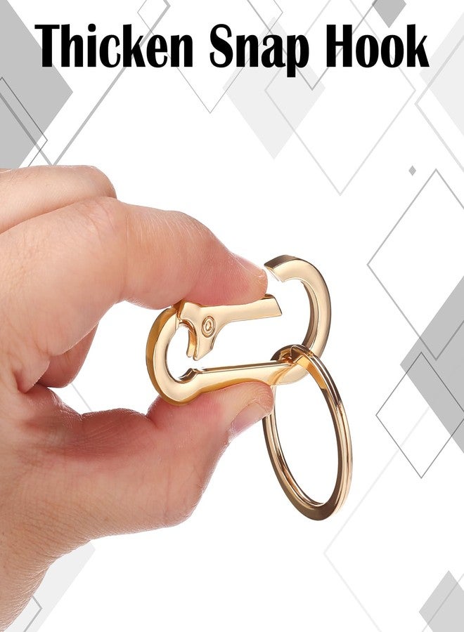 Shimeyao 20 Pcs Metal Keychains Carabiners Bag Charms for Women Men Quick Release Sturdy Key Chain Ring Clip Holder Organizer for Bag Purse Car Party Favors Keyring Accessories - Image 3