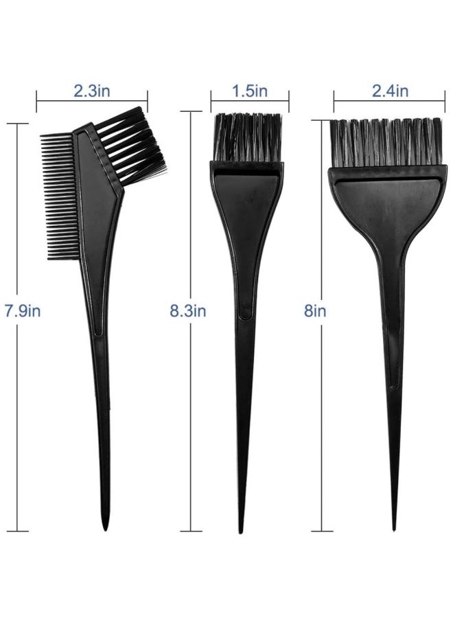 BLOOMING TIME 4PCS Hair Dye Brush and Bowl Set, Hair Coloring Applicator Kit with Mixing Bowl, Tint Brushes and Comb for DIY Hair Coloring, Root Touch-Up, Salon Use - Image 4