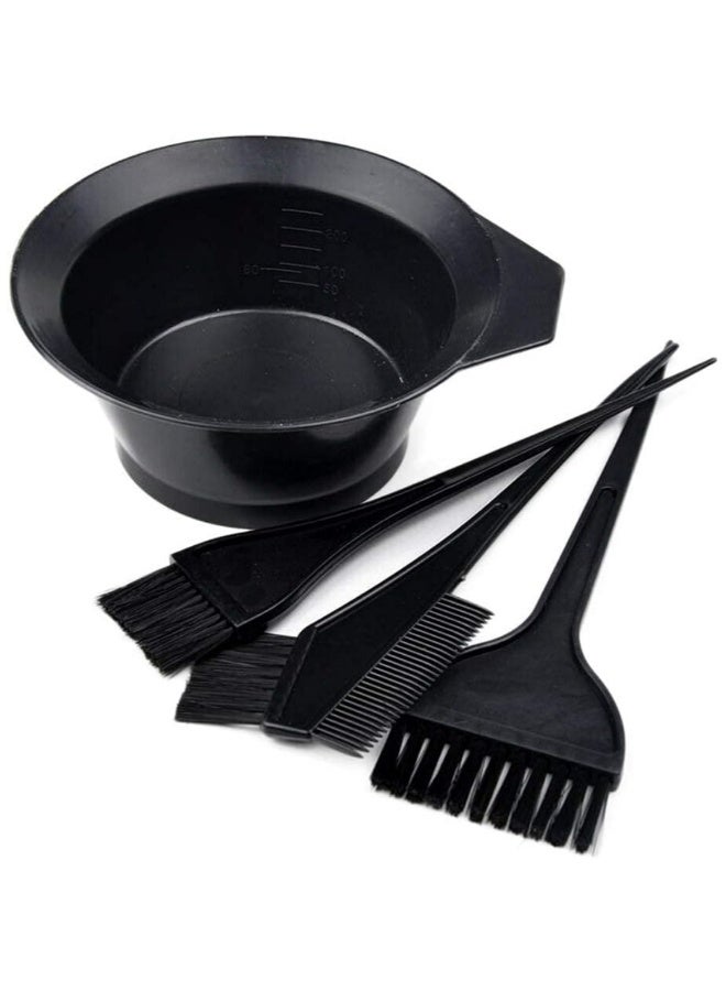 BLOOMING TIME 4PCS Hair Dye Brush and Bowl Set, Hair Coloring Applicator Kit with Mixing Bowl, Tint Brushes and Comb for DIY Hair Coloring, Root Touch-Up, Salon Use - Image 5