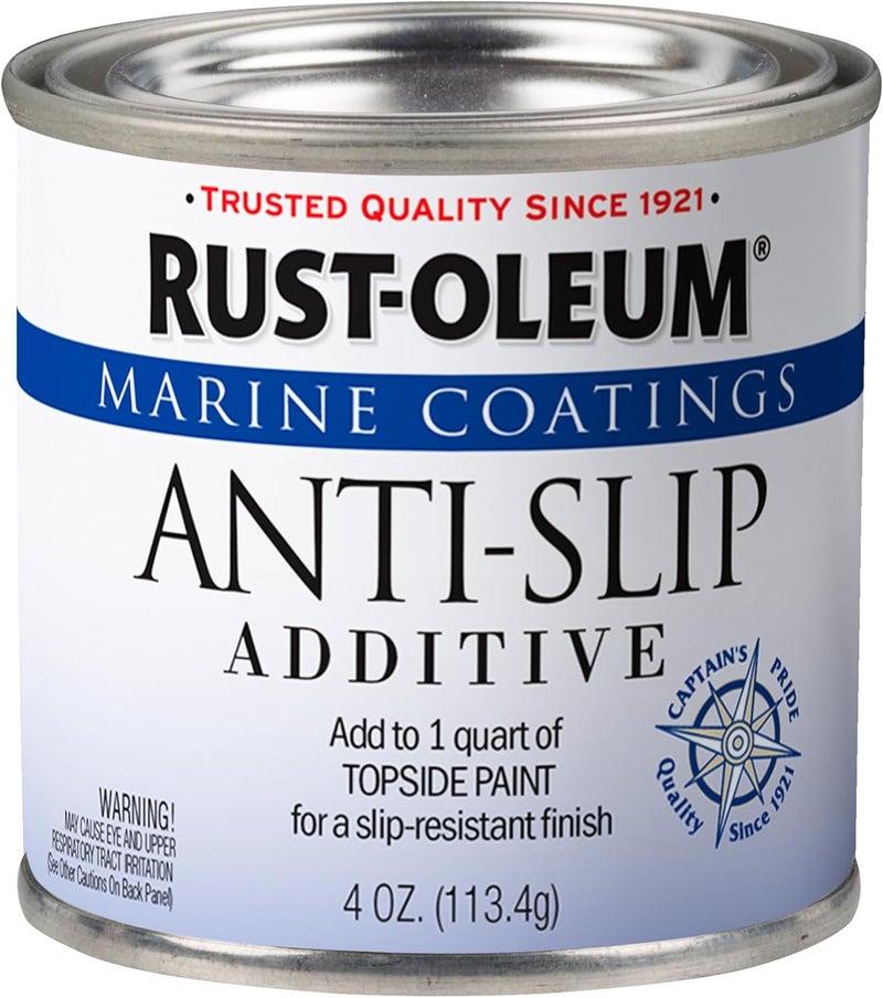 RUST-OLEUM إضافة مضادة للانزلاق من رست-أوليوم لطلاءات البحرية - أبيض، 4 أونصات (113.4 جرام) - Image 1