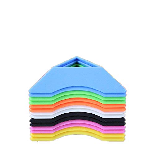 Goodplay 14 pcs Cube Stand Plastic for Puzzle Cube Holder Show Multicolour Cube Tripod - Image 1