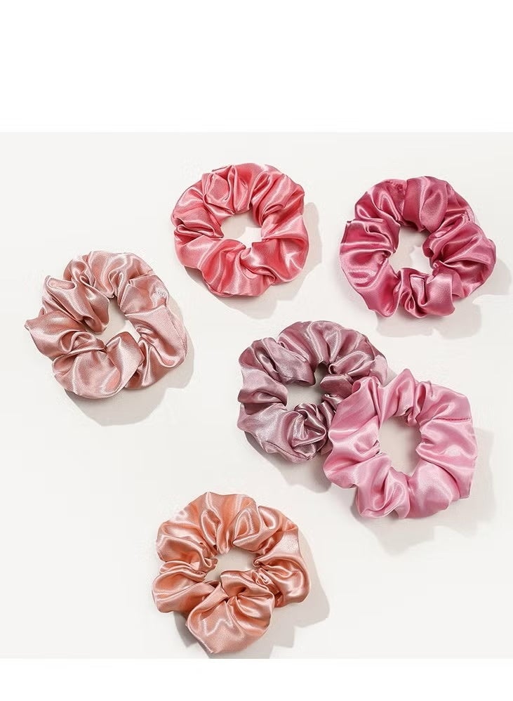 ليفقورا مجموعة 12 رباط شعر ساتان للنساء – أربطة شعر ناعمة غير مؤذية، مرنة، لا تترك أثرًا، هدية مثالية للبنات والسيدات - Image 2