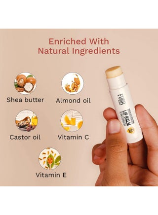 FURR By PEE SAFE FURR 1% Vitamin C & Kojic Acid Brightening Lip Balm with SPF 30 | Heals, Hydrates & Softens | Reduces Pigmentation