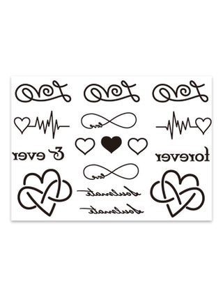 16-Piece Waterproof Fashion Heart Pattern Tattoo Sticker Set - pzsku/ZFB94B0A854E23BB1D1B3Z/45/_/1683897224/a3c12c3c-b306-4a4e-877f-9b6ab8e5aadc