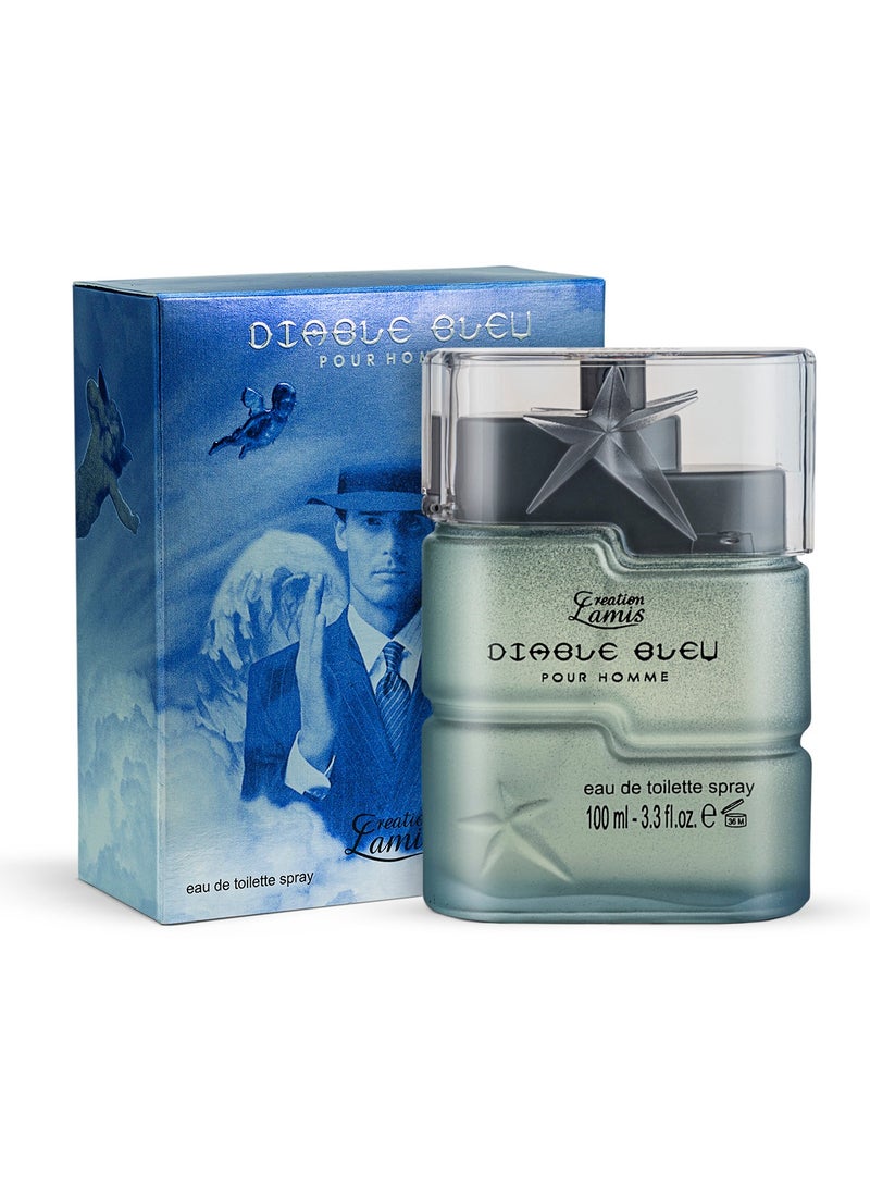 Creation Lamis Diable Bleu Eau de Toilette For Men 100ml and Creation Lamis Senorita Lamis Eau de Parfum For Women 100ml (Combo Pack) - Image 2