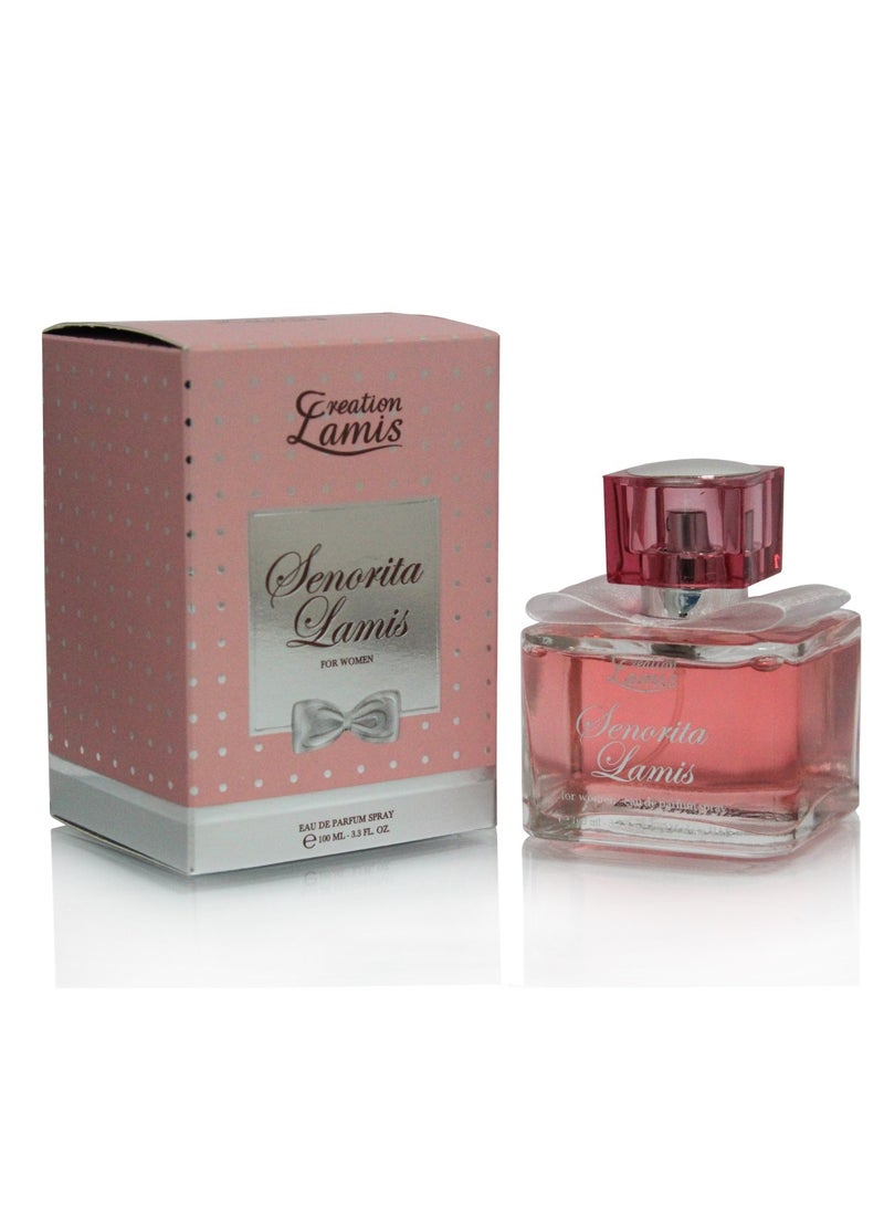 Creation Lamis Diable Bleu Eau de Toilette For Men 100ml and Creation Lamis Senorita Lamis Eau de Parfum For Women 100ml (Combo Pack) - Image 3