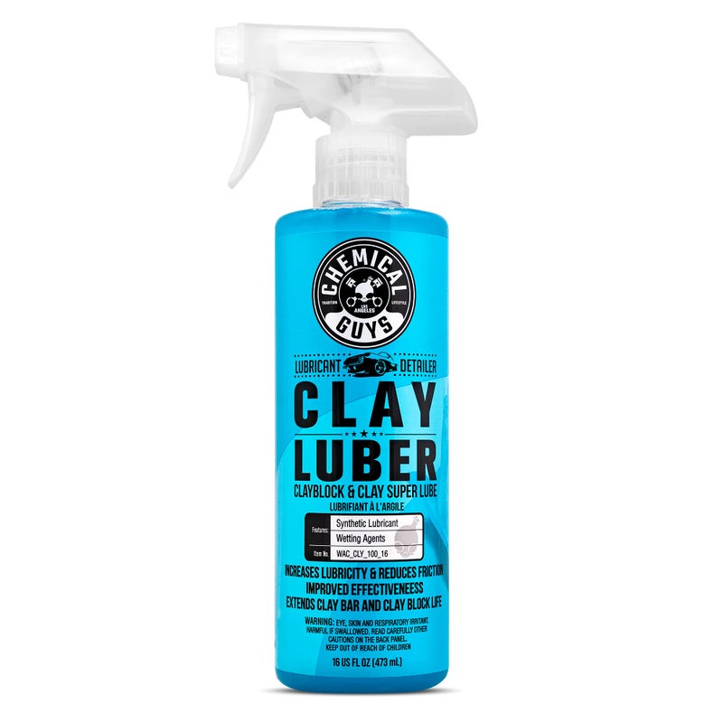 Chemical Guys WAC_CLY_100_16 Clay Luber Synthetic Lubricant with Wetting Agents for Clayblock and Car Detailing Clay (Works on Cars, Trucks, SUVs, Jeeps & More), 16 fl oz - Image 1