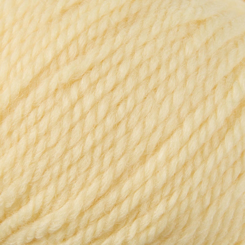 Gisimo 100% Merino Wool Yarn 3-Ply Luxurious and Soft Yarn for Hand Knitting & Crocheting (Naples Yellow,1Ball) - Image 2