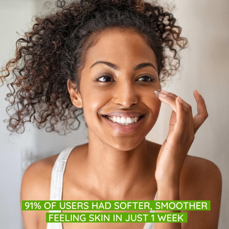 Aveeno Positively Radiant Moisturizing Face & Neck Night Cream with Tone Correcting Soy & Niacinamide, Night Cream Targets Dull Skin & Evens Skin Tone & Texture, Hypoallergenic, 1.7 oz - Image 3