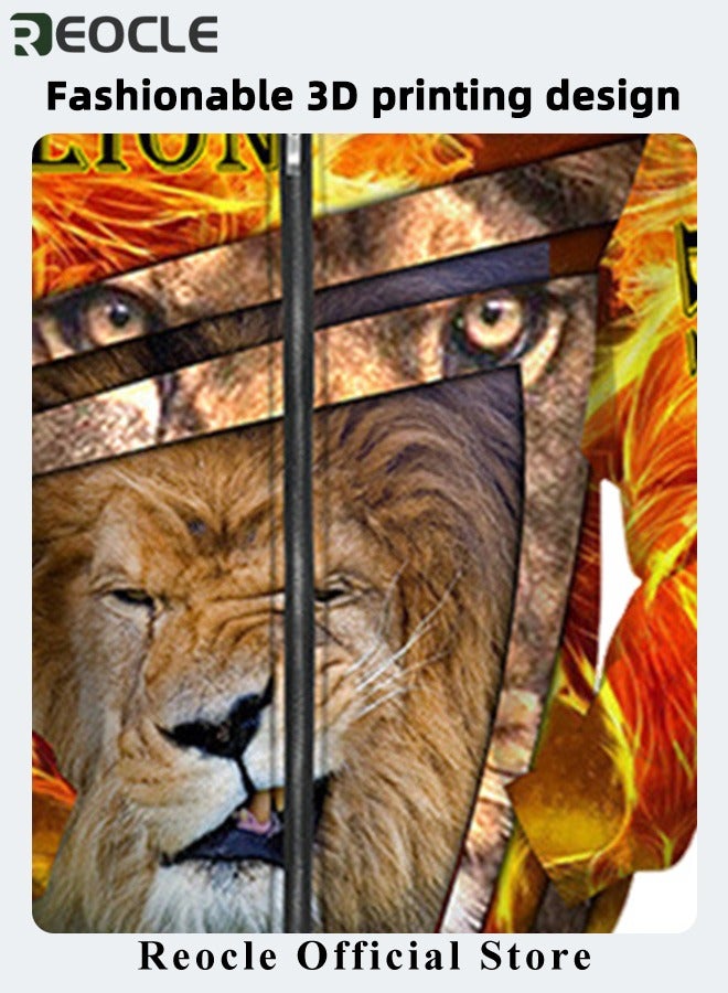 ريوكل طقم هودي رجالي مكون من قطعتين، سويت شيرت، بقلنسوة بأكمام طويلة، مطبوع ثلاثي الأبعاد، مع سحاب، بنطال رياضي، بدلة كاجوال - Image 4