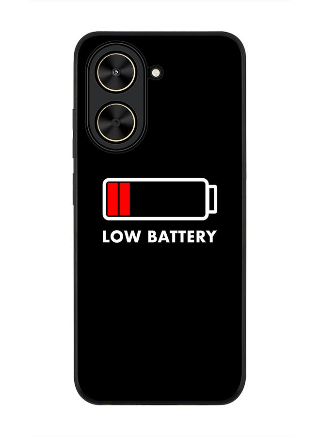 Stylizedd For Xiaomi Poco C71 / Redmi A5 4G Case,Slim fit Camera Protection, Shockproof Thin Phone cover  - Low Battery