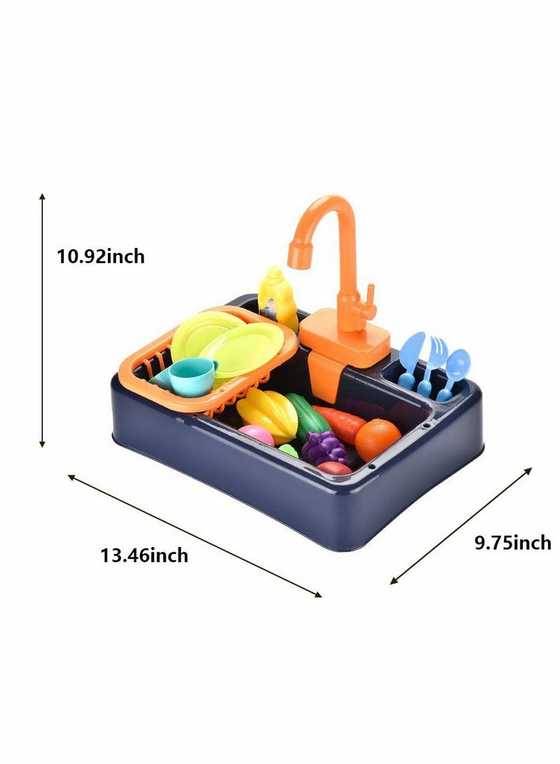 Excefore Kitchen Sink Toys Educational Kitchen Toys for Toddlers Boys Girls Can be Used as Pet Parrots Bathtub Parrot Bath Tub - Image 2