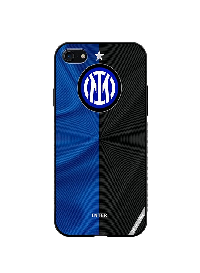 VR CREATIVE Protective Case Cover For Apple iPhone 7/8/SE 2020 Inter Milan Logo Design Multicolour - Image 1