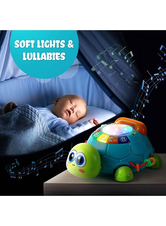 Educational Toys for 1 2 Year Old Boy Girl Gifts, Baby Toys 6 to 12 Months, Crawling Toys for Babies 6-12-18 Months Tummy Time, Light Up Musical Turtle Toys for 1 Year Old First Birthday Gifts - Image 5