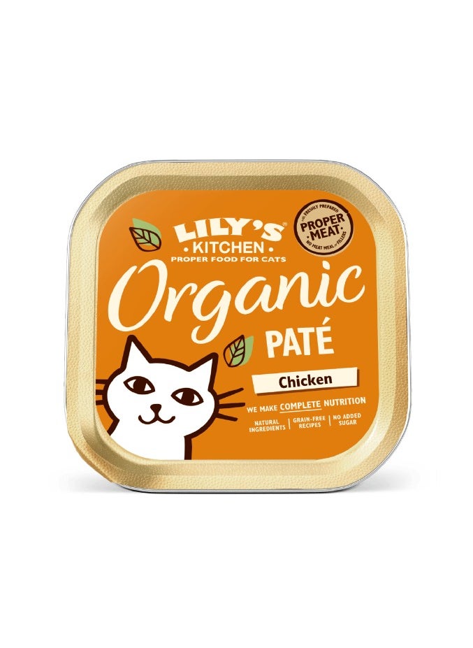 Lily's Kitchen Lily's Kitchen Organic Chicken Dinner Wet Cat Food (85g) 