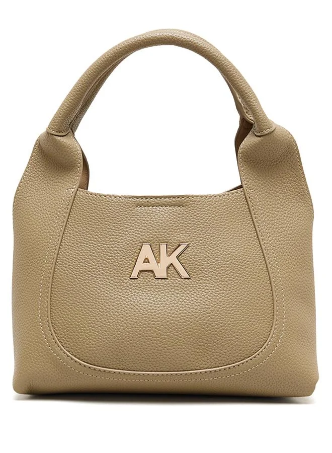 Anne Klein Monogram PU Hobo Bag Set