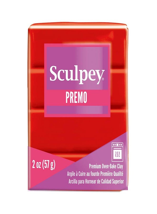 Premo Sculpey Polymer Clay 2oz-Cadmium Red