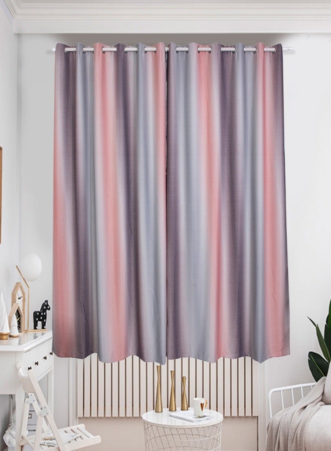 Stripe Gradient Window Curtain Panel Living Room Bedroom Hotel Divider Shade Curtain (#2) - Image 3