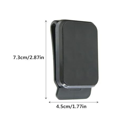 bjsdkff Magnetic Tool Holder Super Strong Tool Holster, Magnet Belt Clip Neodymium Magnet Leather Sleeve for Screws, Hammers, Sockets, Pliers, Drills, Wrenches Magnetic Tools and Hardware 2 Pcs - Image 2