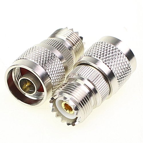 exgoofit N Male to UHF Female Pack 3pcs RF Antenna Coaxial Coax Adapter SO-239 Jack Coax Adapter SO239 Connector - Image 4