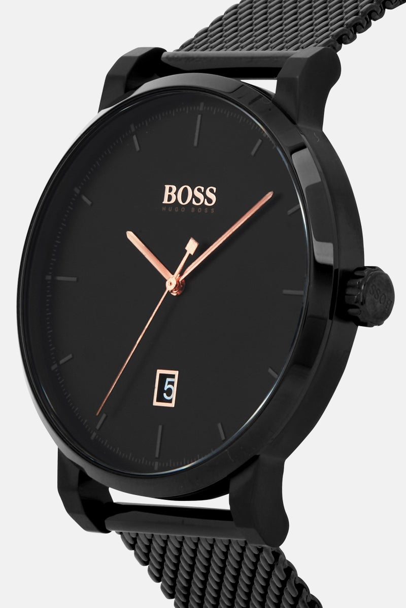 BOSS Men 1513810 Stainless Watch 45mm, Black  - Image 4