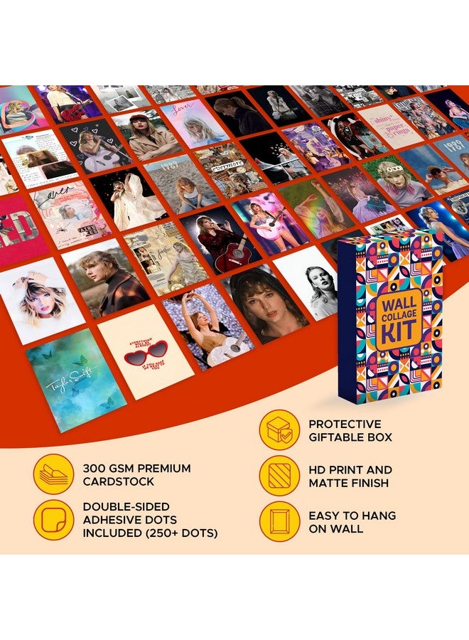 CodersParadise Pack of 54 Popular Music Artist Wall Collage Kit Posters - 4 x 6 Inches Posters for Wall Decoration - Wall Art For Bedroom, Office, Living room, Dorm room - Glue Dots Included - Image 3