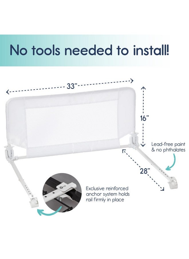 hiccapop Convertible Crib Bed Rail for Toddlers, Crib Rail Guard, Toddler Bed Rail for Crib, Baby Bed Rail Guard with Reinforced Anchor Safety - Image 2