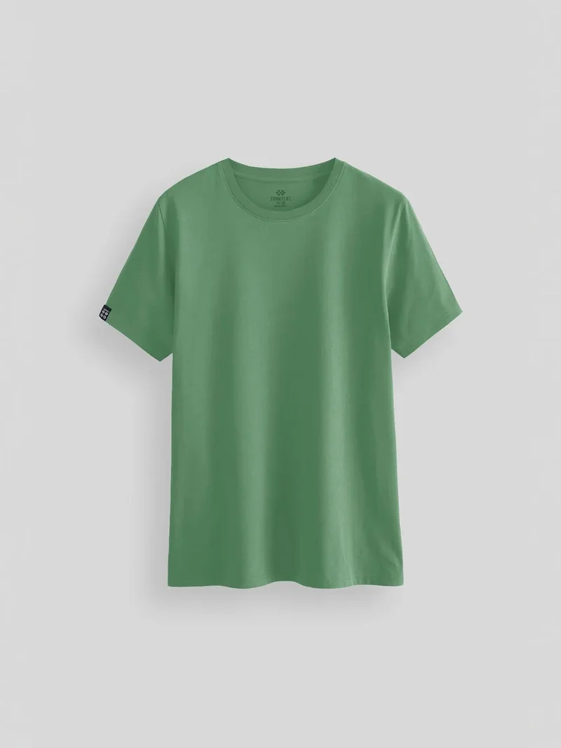 تومي لايف TOMMY Men's Cotton Elastane Crew Neck T-Shirt