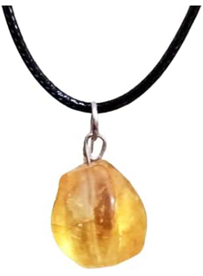Handmade Rough Citrine Necklace