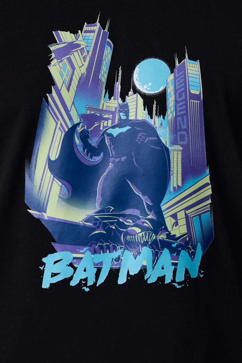 Penti PENTI Batman Geometric Print Long Sleeve Pajama Set