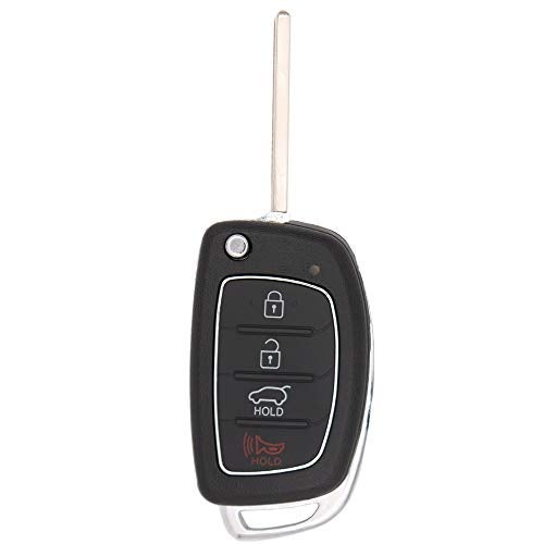 Keyless2Go Replacement for Keyless Entry Remote Head Flip Car Key Fob for Hyundai Santa Fe TQ8-RKE-4F31 95430-2W110 - Image 1