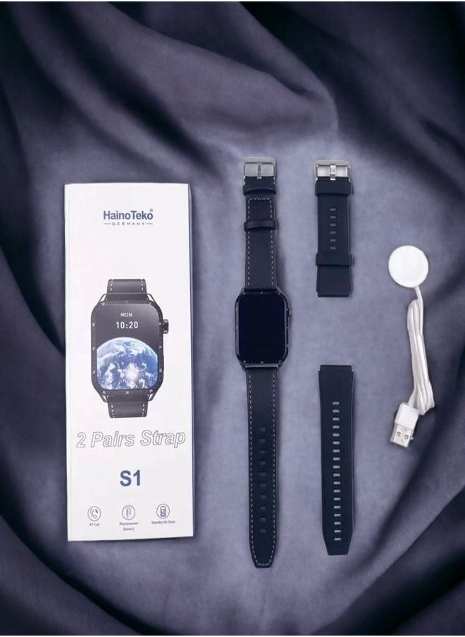Haino Teko - Smart Watch With 2 Pairs Strap S1 - Image 1
