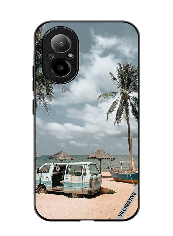 VR CREATIVE Protective Case Cover For Realme C67 4G Moody Summer Day Design Multicolour - Image 1
