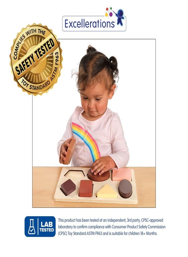 Excellerations Chunky Puzzle Shapes - Natural - Image 2