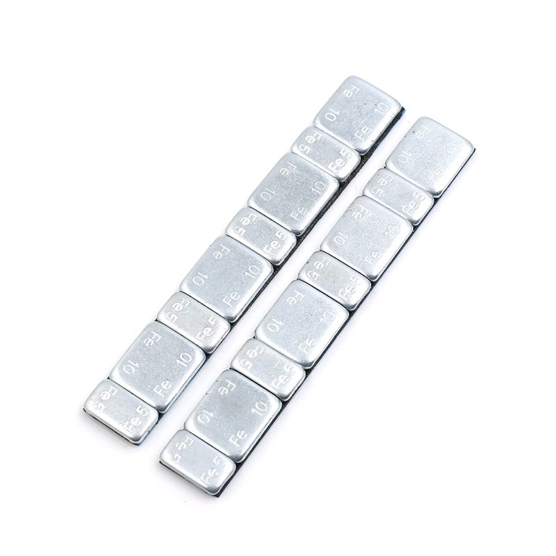 F FIERCE CYCLE 21oz Adhesive Back Wheel Balance Weights Strips for Motorcycle 124 x 18mm 2pcs