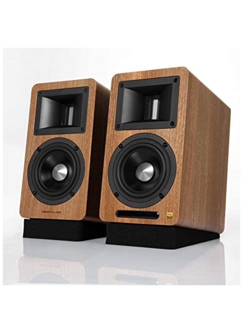 AIRPULSE - Airpulse A80 Hi Res Audio Bluetooth Speaker Brown - Image 1