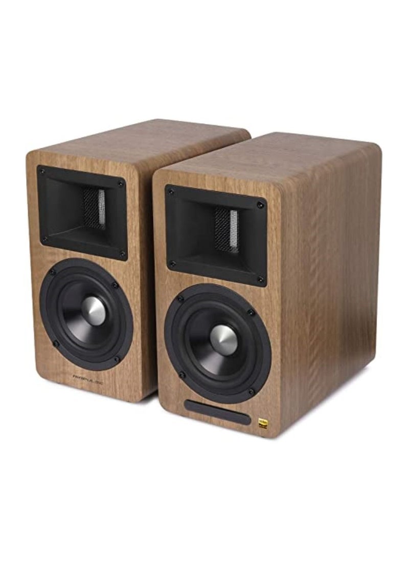 AIRPULSE - Airpulse A80 Hi Res Audio Bluetooth Speaker Brown - Image 1
