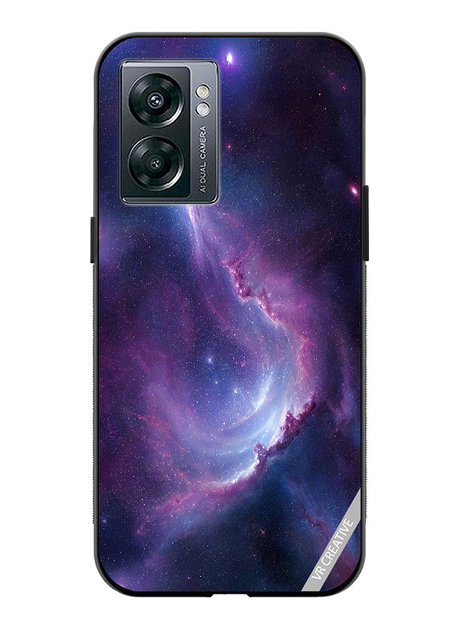 VR CREATIVE Protective Case Cover For Oppo A57 5G Galaxy With Colorful Nebula Design Multicolour - Image 1