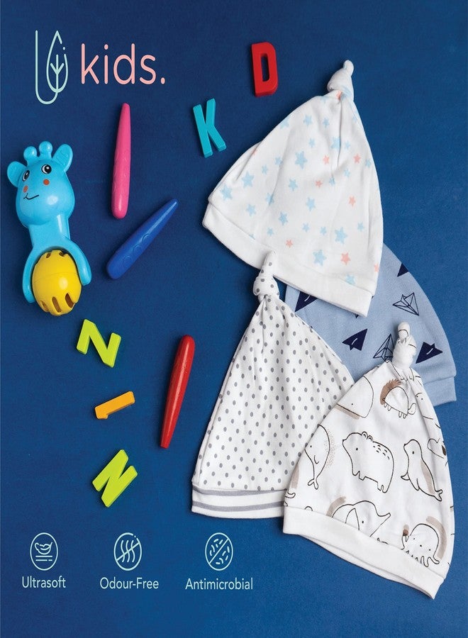 موش مجموعة قفازات وجوارب وقبعات من الخيزران فائق النعومة من Mush للجنسين للأطفال حديثي الولادة/الأطفال (عبوة من 6 قطع، (6-12 شهرًا، طائرة وحياة بحرية) - Image 5