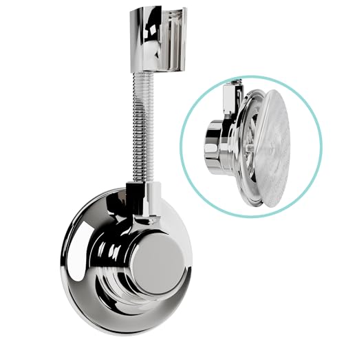 Bath Beyond BathBeyond Shower Head Holder - Flexible Shower Head Holder Adhesive Shower Head Wall Mount Holder for Hand Held Shower Head - Image 2