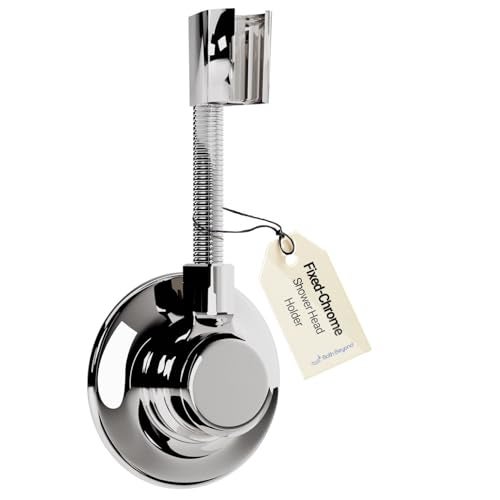 Bath Beyond BathBeyond Shower Head Holder - Flexible Shower Head Holder Adhesive Shower Head Wall Mount Holder for Hand Held Shower Head - Image 1