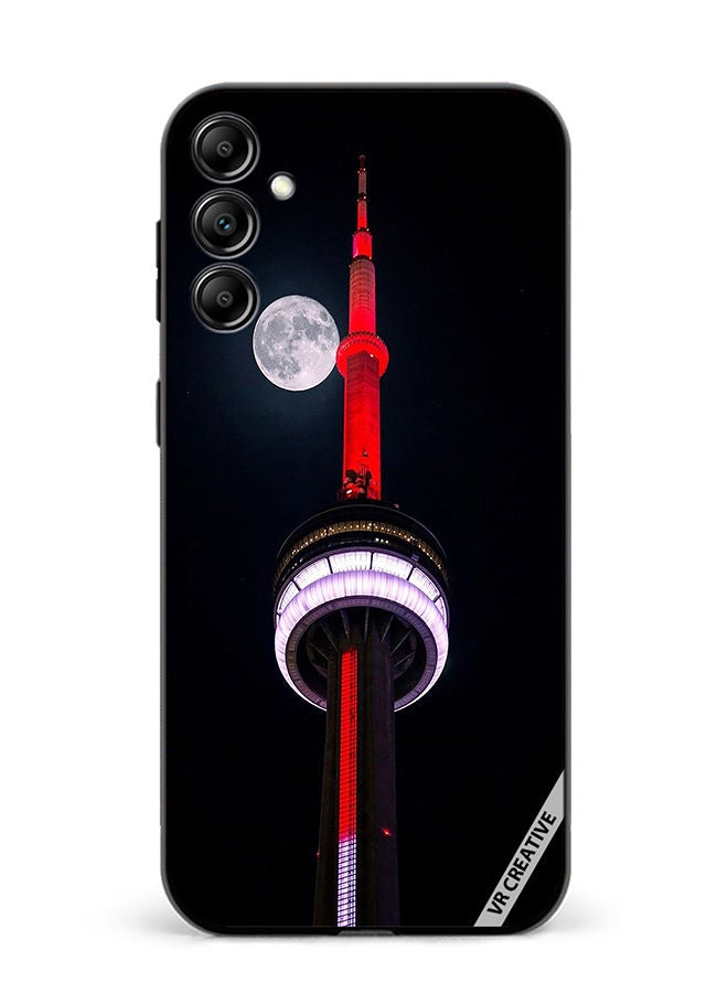 VR CREATIVE Protective Case Cover For Samsung Galaxy A14 5G/A14 Cn Tower Light up Red Design Multicolour - Image 1