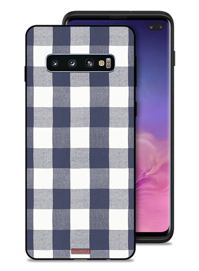 Tolwak Samsung Galaxy S10 Plus Protective Case Cover Cloth Pattern - Image 1