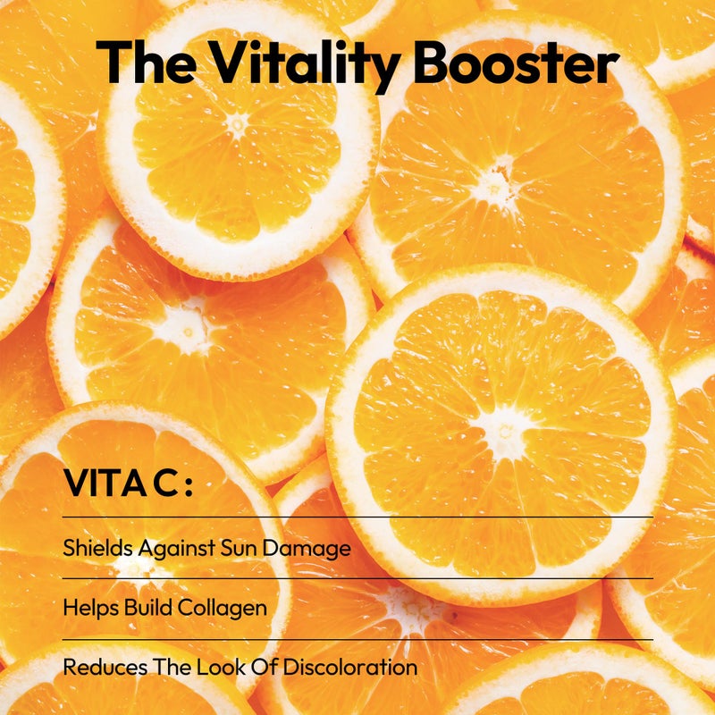 LAPCOS Vita C Sheet Mask, Daily Face Mask with Vitamin C to Renew Skin, Korean Beauty Favorite, 5-Pack - Image 2
