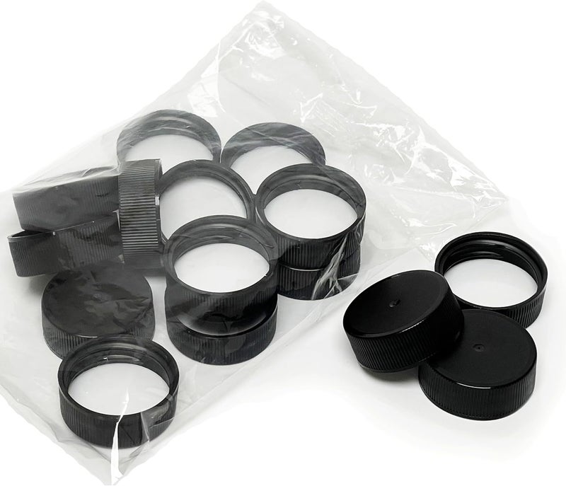 nicebottles - Clear Glass Woozy Bottles, 12 Oz (375ml) - Case of 12 Lovely Bottles Packed in Sturdy Box with 15 Black Screw Caps (Yes, That's 3 Extra Caps!) - Image 5